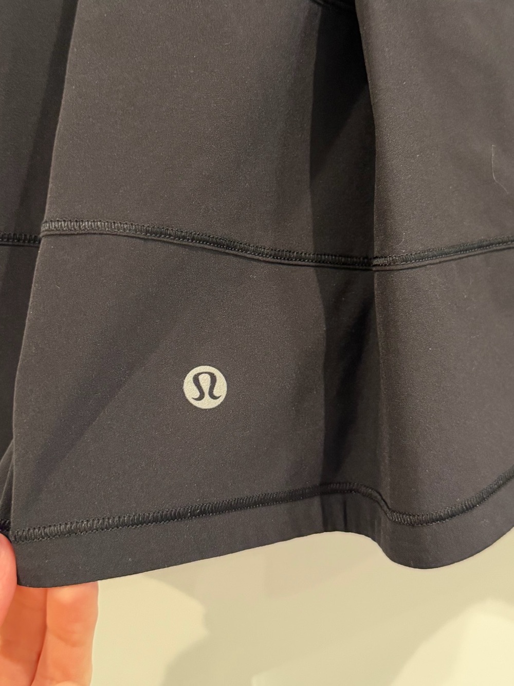 Lululemon | Pace Rival Mid-Rise Skirt (Long) | Black Tennis Skirt - Picture 5 of 13
